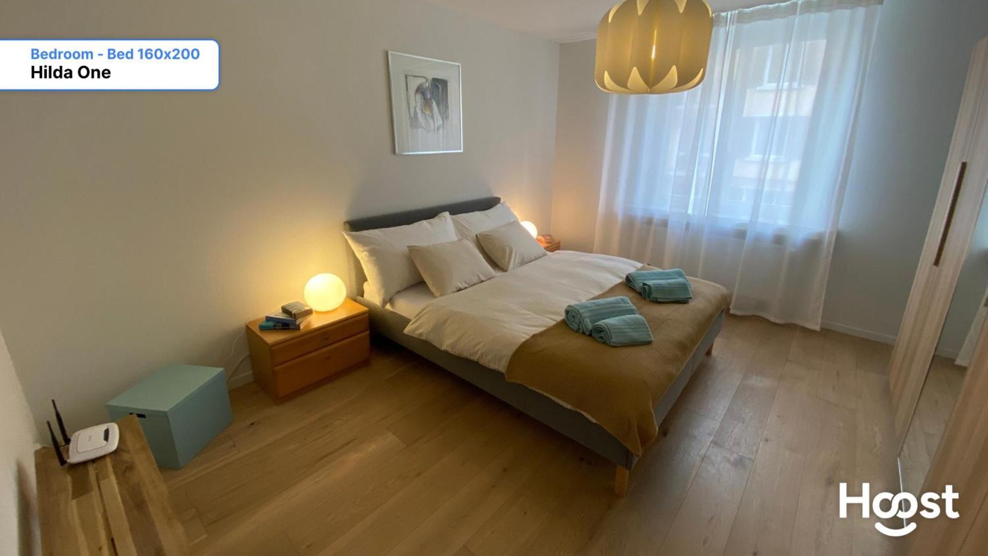 H1 With 4,5 Room, Bathroom, Kitchen, Central, Quiet & Modern With Office Zürih Dış mekan fotoğraf