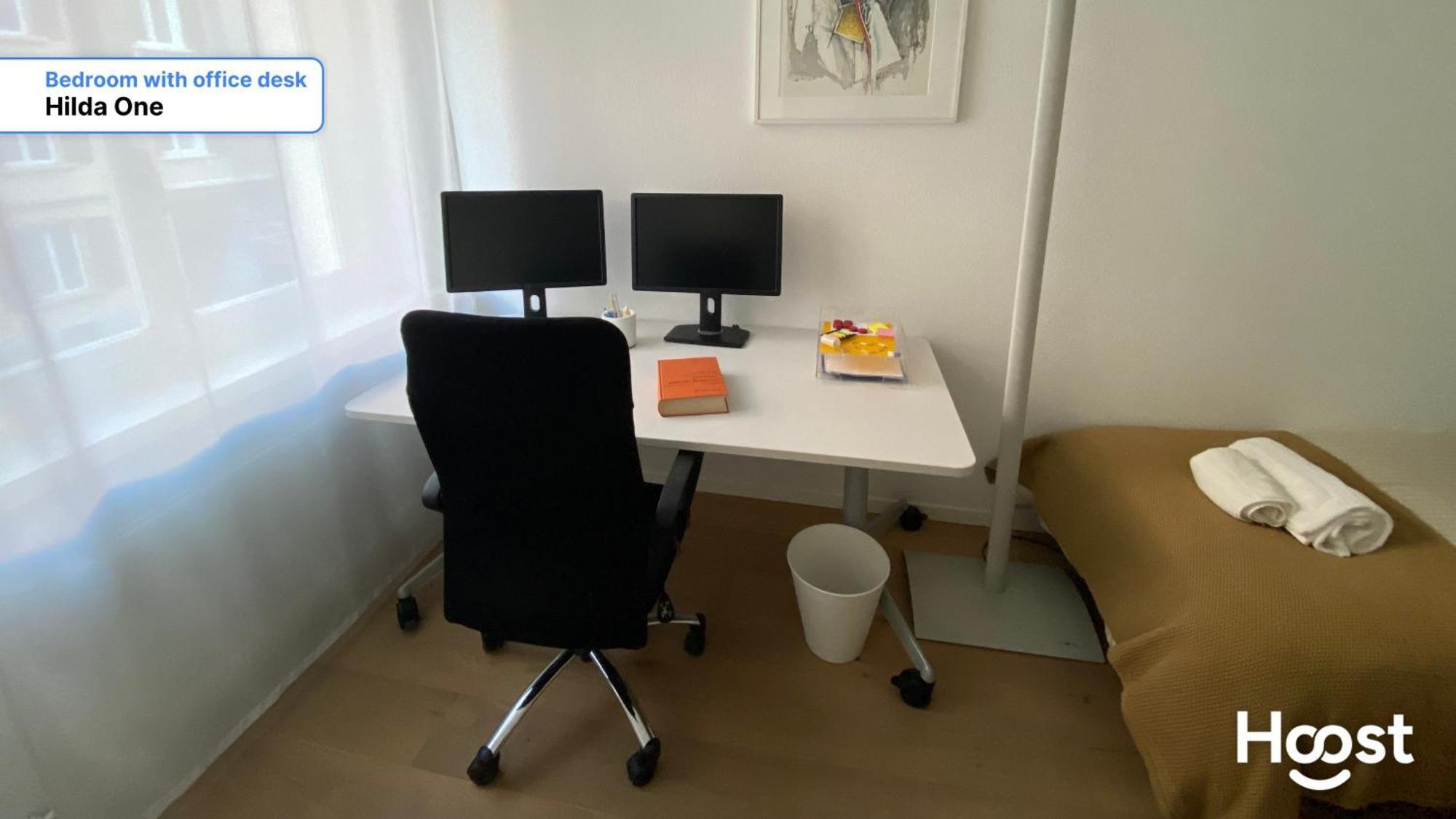 H1 With 4,5 Room, Bathroom, Kitchen, Central, Quiet & Modern With Office Zürih Dış mekan fotoğraf