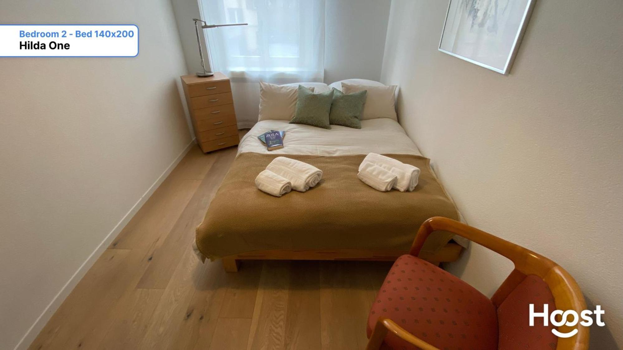 H1 With 4,5 Room, Bathroom, Kitchen, Central, Quiet & Modern With Office Zürih Dış mekan fotoğraf